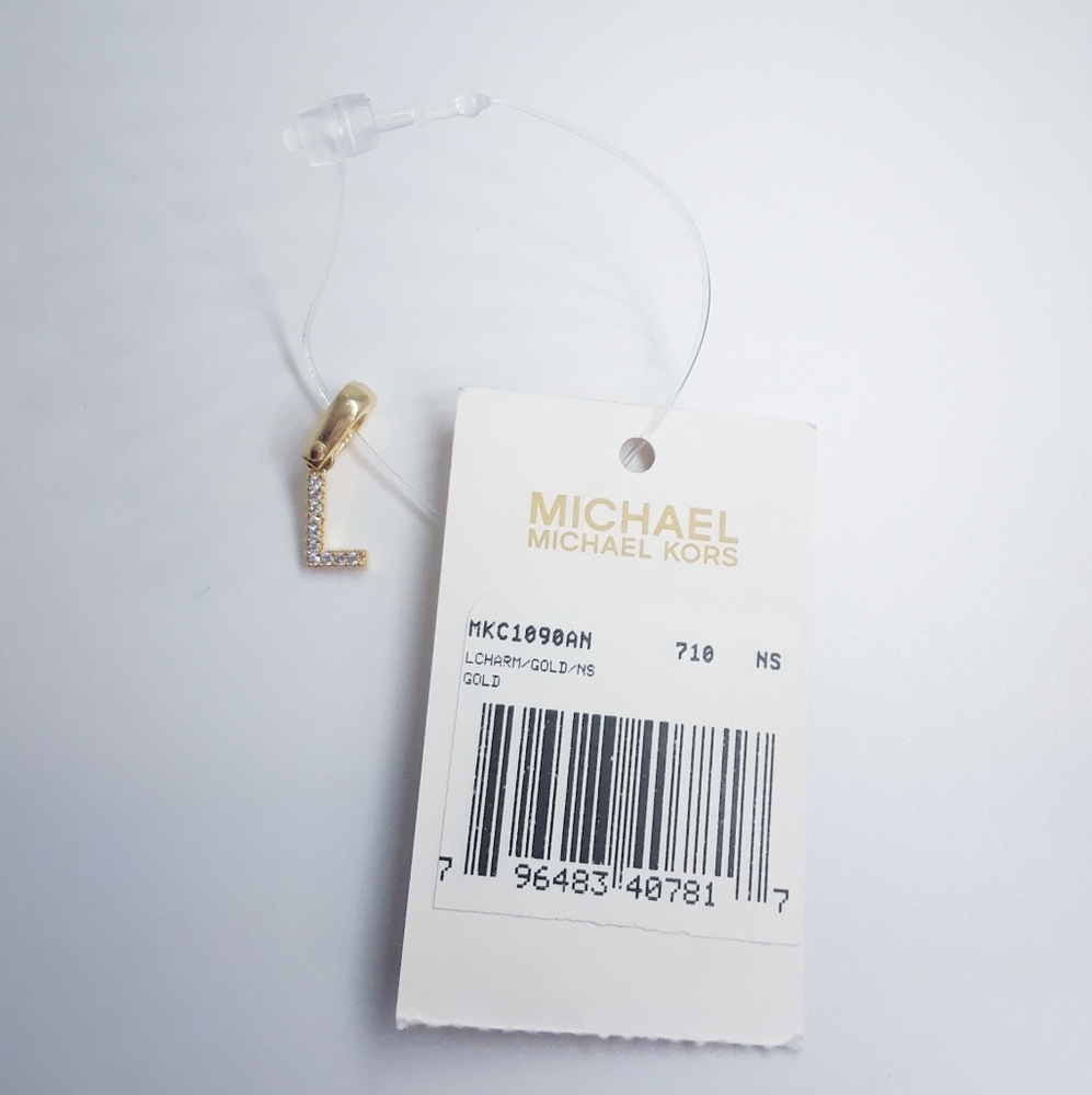 🎉2X HP🎉 Michael Kors "L" initial charm - Picture 11 of 15